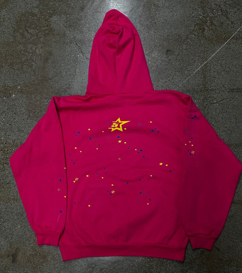 Sp5der P*nk V2 Hoodie 'Pink'